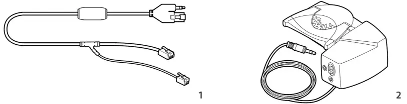 poly Savi 8210 Wireless Dect Headset System-Accessories