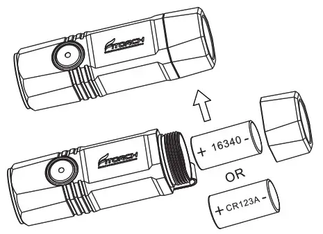 iTORCH ER20 Portable Magnetic Charging Rechargeable Flashlight - megnetic charging