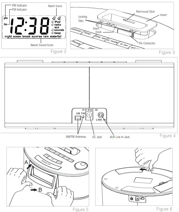Homedics SS-6510BLK SoundSpa Fusion Alarm Clock Radio Sound Machine - SoundSpa Fusion Features