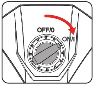 ozito HPW-2030 2030psi 1800W High Pressure Washer - CONTROLS 1