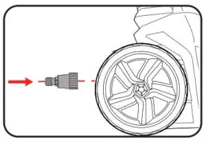 ozito HPW-2030 2030psi 1800W High Pressure Washer - Hose Adaptor 2