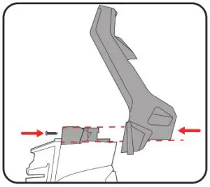 ozito HPW-2030 2030psi 1800W High Pressure Washer - Transport Handle 1
