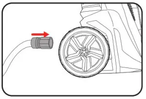 ozito HPW-2030 2030psi 1800W High Pressure Washer - Water Supply 2