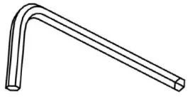 MATT BLATT MBEAMEW2DBA Set of 2 Replica Eames Wire Chair - Allen Key