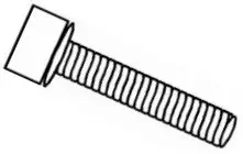 MATT BLATT MBEAMEW2DBA Set of 2 Replica Eames Wire Chair - cap screws