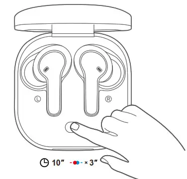 QCY T13 True Wireless Earbuds- Factory Resetting