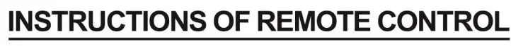 Doubleeagle Industry SY-C51049W-04 Building Block Series Remote Control Instructions