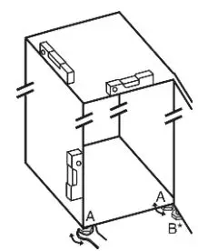 LIEBHERR SGNEF4335 Frost Vertical Freezer User Guide - Align the appliance