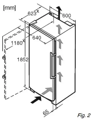 LIEBHERR SGNEF4335 Frost Vertical Freezer User Guide - Fig 2