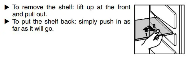 LIEBHERR SGNEF4335 Frost Vertical Freezer User Guide - Moving shelves