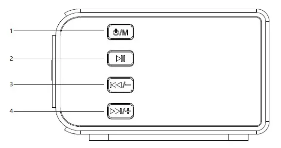 Shenzhen City Raymond Technology K600 UHF Wireless Microphone - Panel introduction