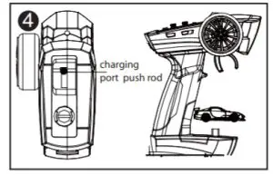 TURBO RACING B096LK3HS5 1 76 Remote Control Car - Functions Transmitter 5