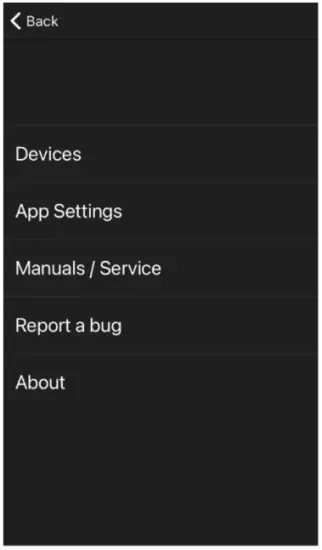 Pairing X2 devices with the app