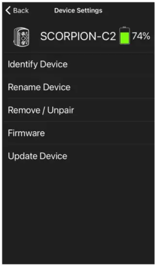 Pairing X2 devices with the app
