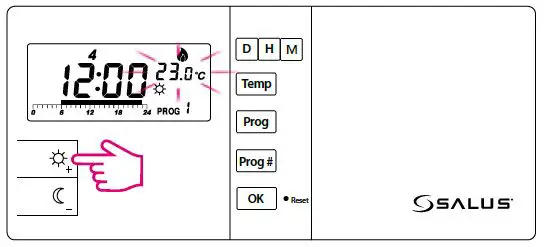 SALUS 091FLRFv2 Digital Programmable Thermostat-16