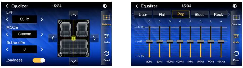 JENSEN J1CA7 Multimedia Receiver User Guide - Audio Operation