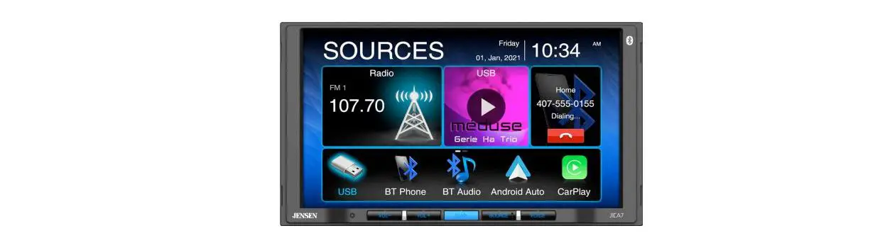 Jensen J1ca7 Multimedia Receiver User Guide Jensen J1ca7 Multimedia Receiver User Guide