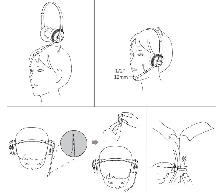 Yealink UH34 Dual Wired Headset fig 4