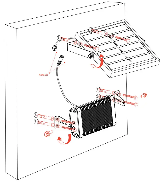 SOLTECH STL SWL Flood Lights 20W - WALL MOUNT