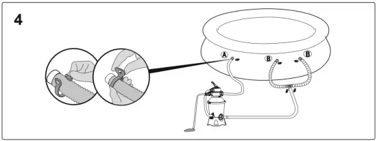 FOR POOL WITH 3 VALVES