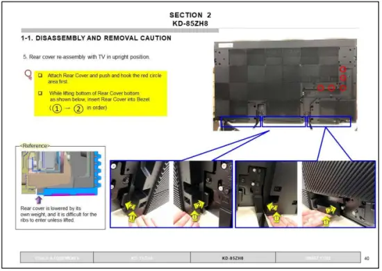 Disassembly And Removal Caution