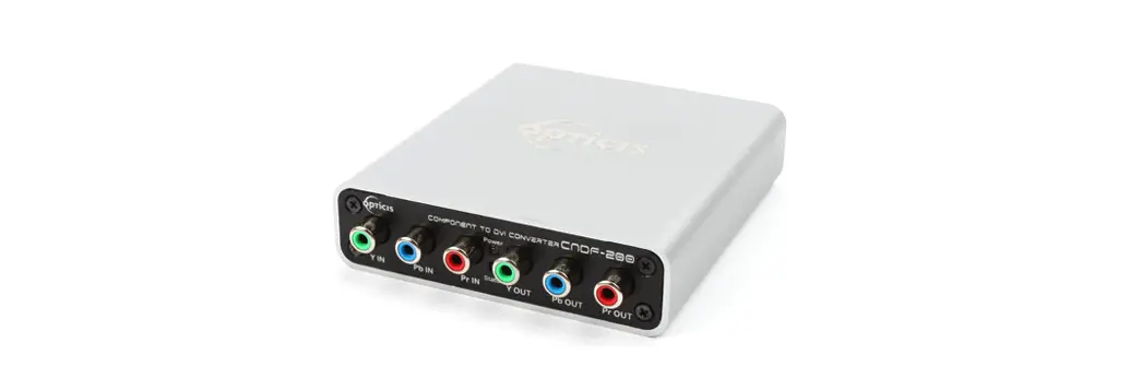Opticis Cndf-200 Component Video To 1-fiber Dvi Converter User Manual