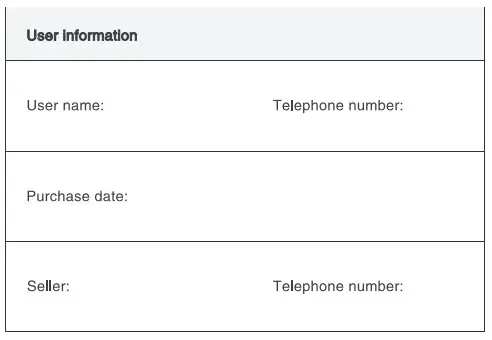 bEbird R1 Smart Visual Ear Clean Rod - Warranty Card