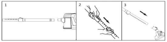 emerio UVE 125872 Hand Vacuum Cleaner - PARTS DESCRIPTION1