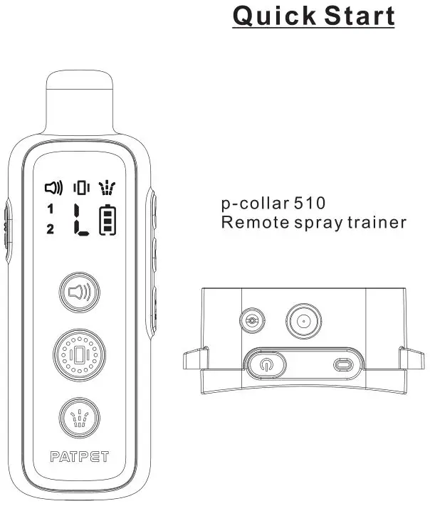 PATPET Remote spray trainer Owner's Manual