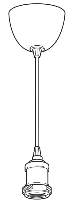 IKEA 893.881 25 JÄLLBY Ceiling Lamp Smoked Glass Pre Brass - cover