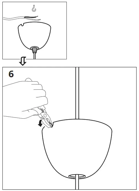 IKEA 893.881 25 JÄLLBY Ceiling Lamp Smoked Glass Pre Brass - overview 8
