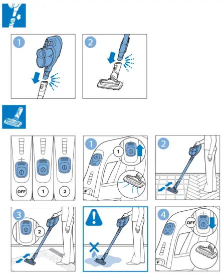 PHILIPS FC6727 SpeedPro Cordless Stick Vacuum Cleaner - fig2