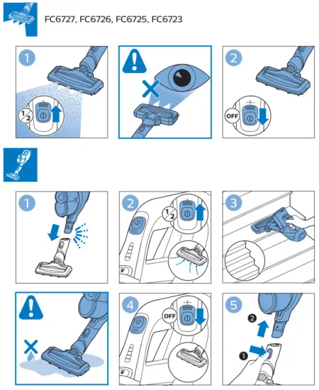 PHILIPS FC6727 SpeedPro Cordless Stick Vacuum Cleaner - fig3