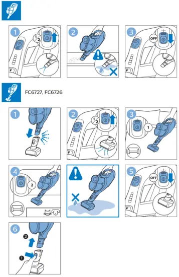 PHILIPS FC6727 SpeedPro Cordless Stick Vacuum Cleaner - fig4