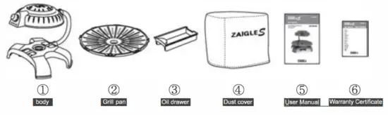ZAIGLES WD Infrared Grill - Fig 1