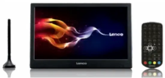 Lenco TFT 1028BK Portable Television HD