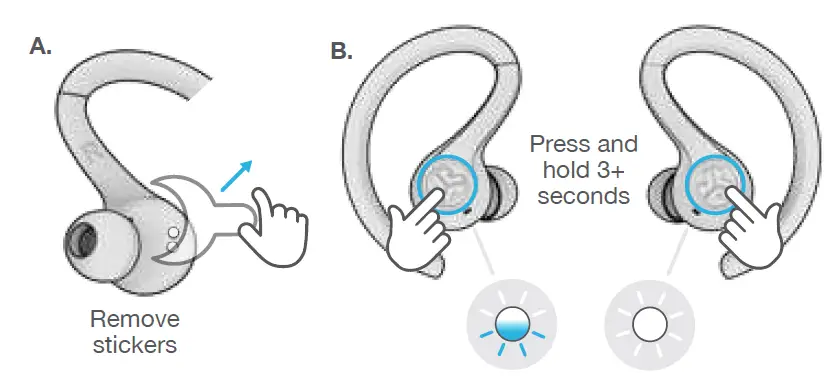 JLAB JBuds Air Sport True Wireless Earbuds FIG 1