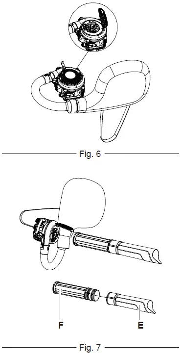 SENIX BLV4QL-M 4-Cycle Engine Gasoline Powered Blower Vacuum Cleaner FIG 21