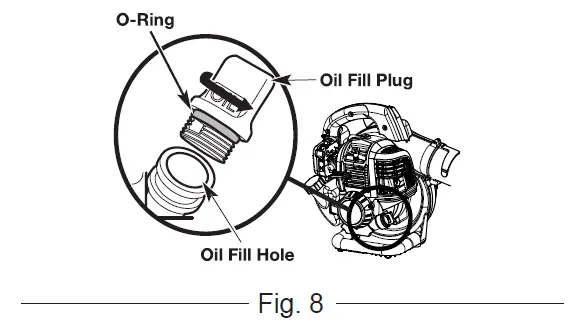 SENIX BLV4QL-M 4-Cycle Engine Gasoline Powered Blower Vacuum Cleaner FIG 22