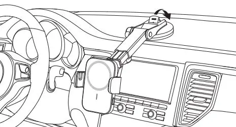 JOYROOM ZR-ZS290 Magnetic Wireless Car Charger Holder User Manual - Install the suction cup