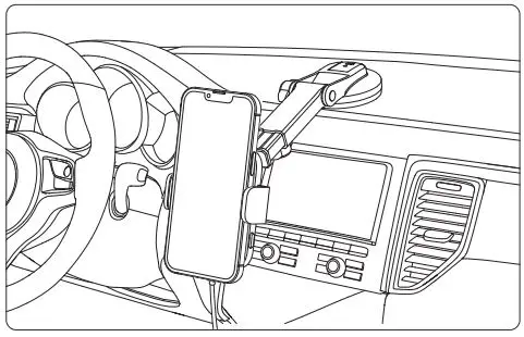 JOYROOM ZR-ZS290 Magnetic Wireless Car Charger Holder User Manual - The product will automatically clamp your phone once sensing it