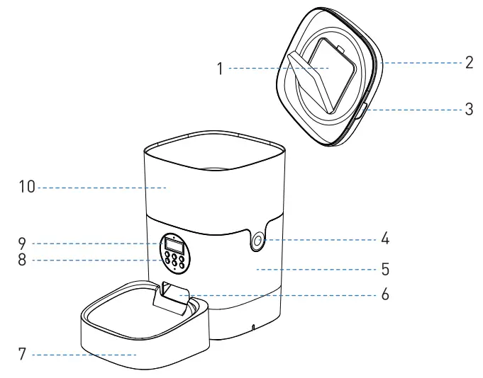 PETLIBRO 4L Automatic Pet Feeder - 1