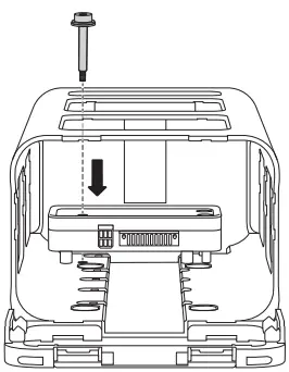Attach shoulder screw