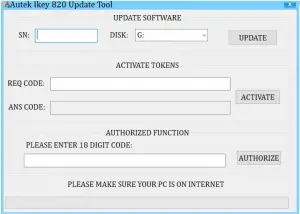 AUTEK IKEY 820 Update Tool
