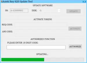 AUTEK IKEY 820 Update Tool A