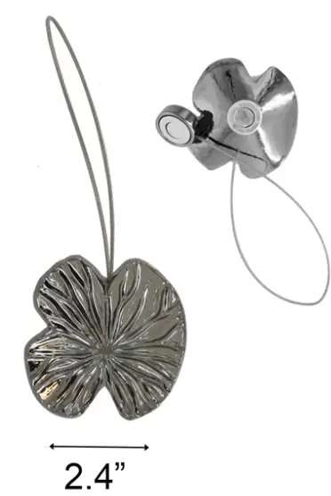 HOMEDEPOT-L28014991SET-Magnetic-Resin-Water-Lily-Curtain-Tiebacks-Nenuphar-FIG-2