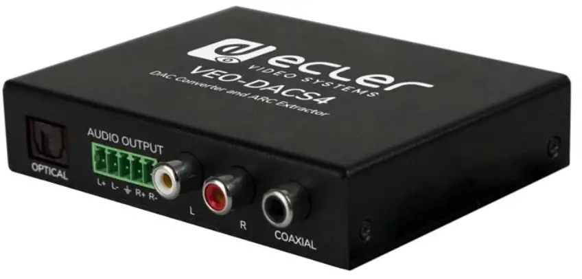 ecler VEO-DACS4 HDMI 2.0 Audio Embedder and Extractor