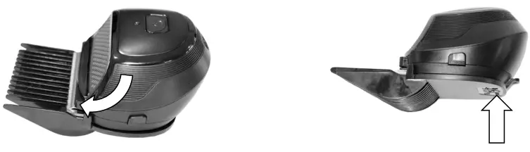 anko RMT-668 Hair Clipper - Height Combs