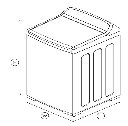 FISHER PAYKEL WA8560G1 Top Loader Washing Machine fig 1