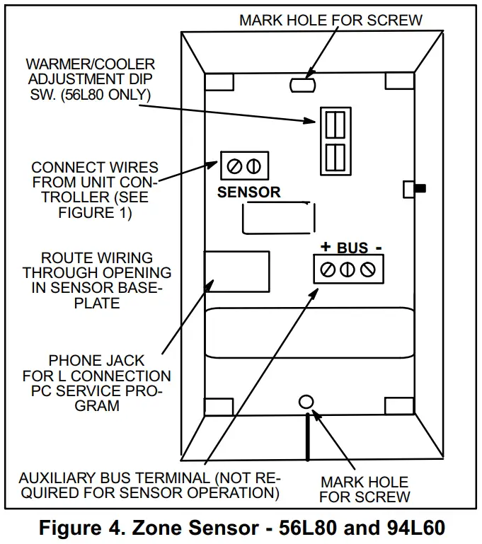LENNOX 56L80 Sensor and After-Hours Switch Kit - figure 4